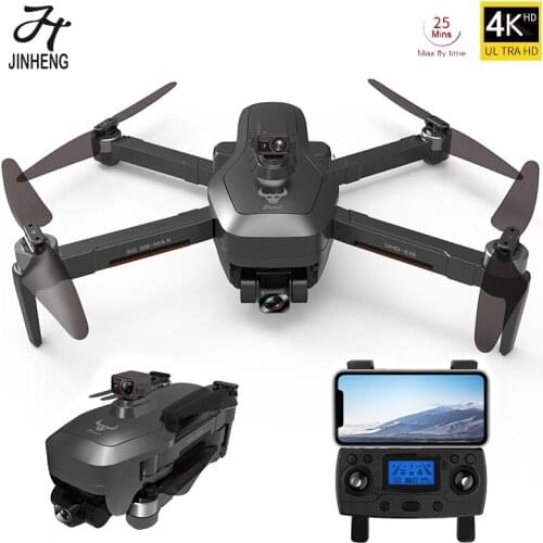 JINHENG GPS Drone 4K Professional Three-Gimbal Obstacle Avoidance Brushless Foldable RC Quadcopter With Camera HD 5G Wifi Aerial