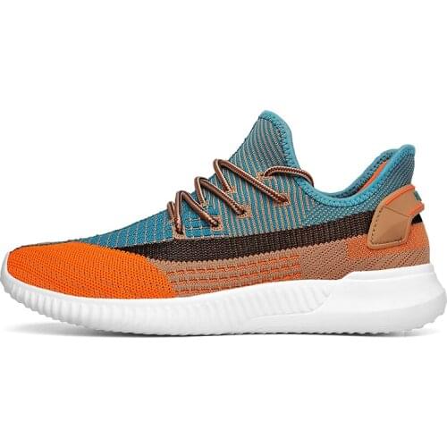 2021 New Men Sneakers Shoes Lightweight Breathable Casual Shoes Mesh Fashion Gray Plus Size Sports Walking Trainer