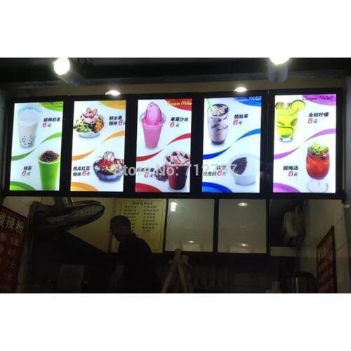 Magnetic Aluminum Frame Slim Led Menu Board,Magentic Led Menu Signs 16"x24"