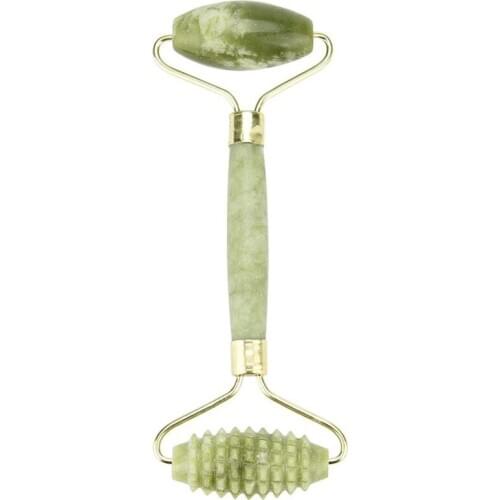 Double Head Facial Massage Roller Jade Face Slimming Body Head Neck Eye Beauty Massage Stone