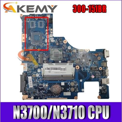 Akemy BMWC1/BMWC2 NM-A471 Motherboard For Lenovo 300-15IBR Laptop Motherboard CPU N3700/N3710 (quad core) DDR3 100% Test Work
