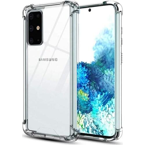 Transparent Shockproof Phone Case For Samsung Galaxy S8 S9 S10 S10e S20 Plus S21 Ultra A10 A20 A40 A30 A50 A60 A70 Silicone Case