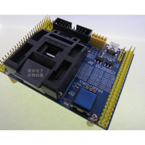 Clamshell STM32-LQFP100 STM32F302/100/407/215/207/030/215/151/415 IC Burning seat Adapter testing seat Test Socket test bench