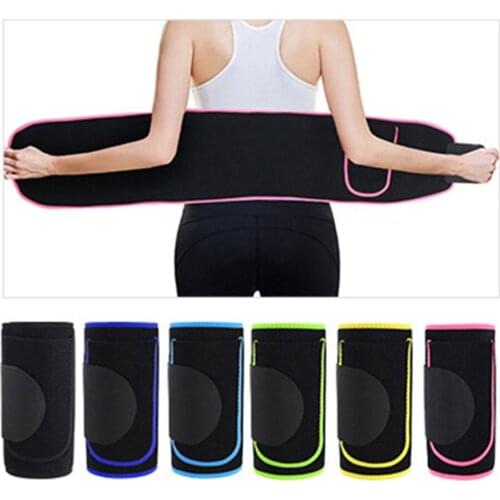 Adjustable Waist Back Support Waist Trainer Trimmer Belt Sweat Utility Belt for Sport Gym Fitness Weightlifting Tummy Slim Belts