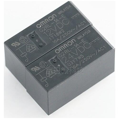 2PCS/LOT Relay G2RL-1A-E-12VDC G2RL-1A-E-24VDC 6PIN 16A G2RL-1-E-CN-12VDC G2RL-1-E-CN-24VDC 8PIN 16A