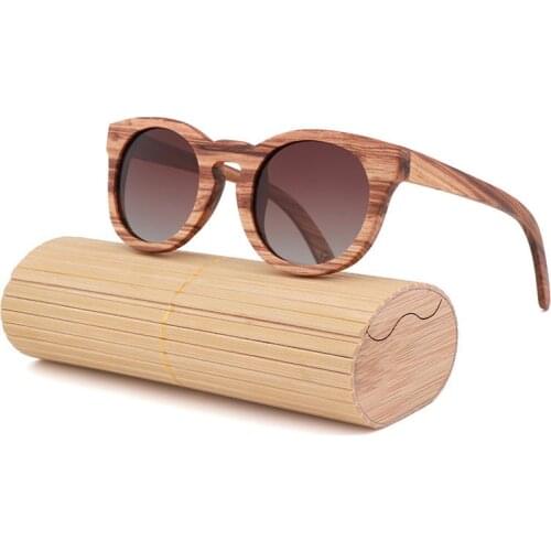Natural Environmental Protection Zebra Wood Polarized Sunglasses Women Mens Sunshades Popular 2021 Fashion New Main Trend