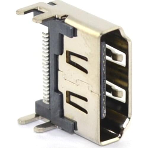 100 PCS High quality HDMI -Compatible port Socket adapter interface connnector for Playstation 4 PS4