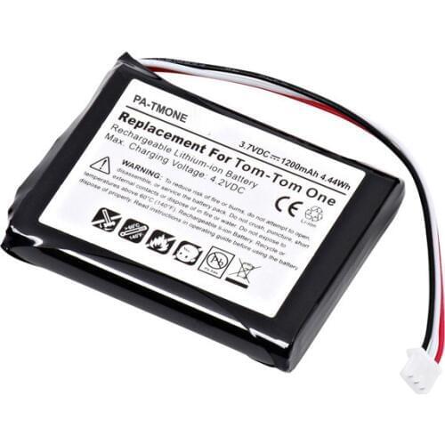 3.7V 1200mAh Battery for TomTom One,One Europe,One XL,Rider,V2,V3 lithium battery Rechargeable Accumulator F650010252 F709070710