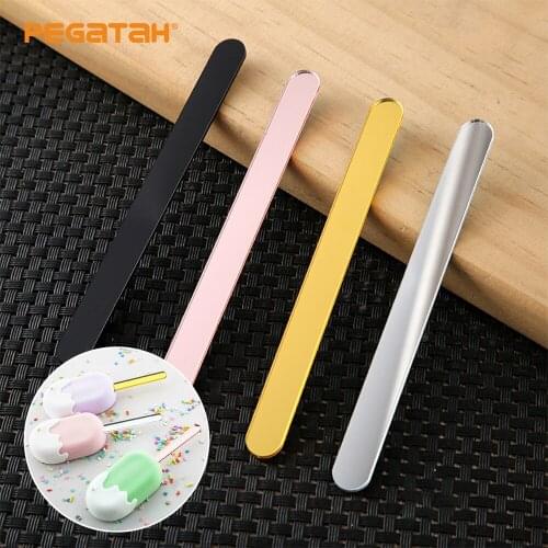 5 Pcs Acrylic Ice Cream Sticks Popsicle Stick Kids DIY Ice Cream Sticks Crafts Popsicle Stick Mould