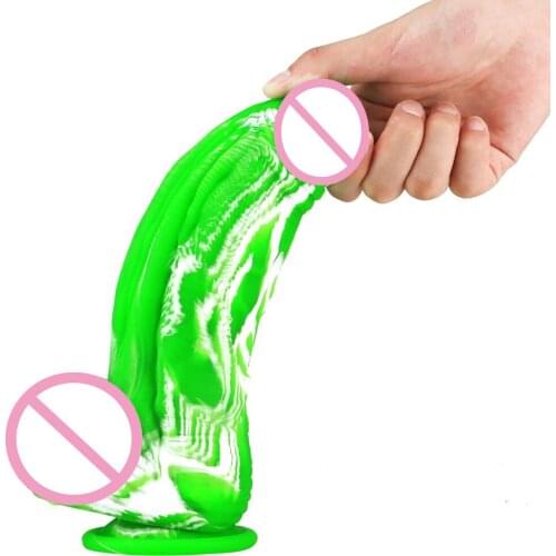 6.5cm Thick Huge Strap On Dildo G-spot Horse Dick Vagina Stimulation Prostate Men Massager Adult Sex Toys For Women Lesbian 18