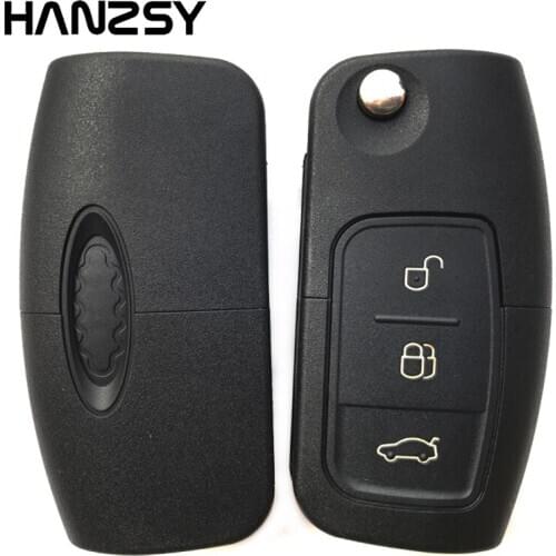 3 Buttons Remote key Case For Ford Focus 2 C-Max Ka Mondeo Galaxy Fiesta S-Max Replacement Car Flip Folding Key shell Fob Cover