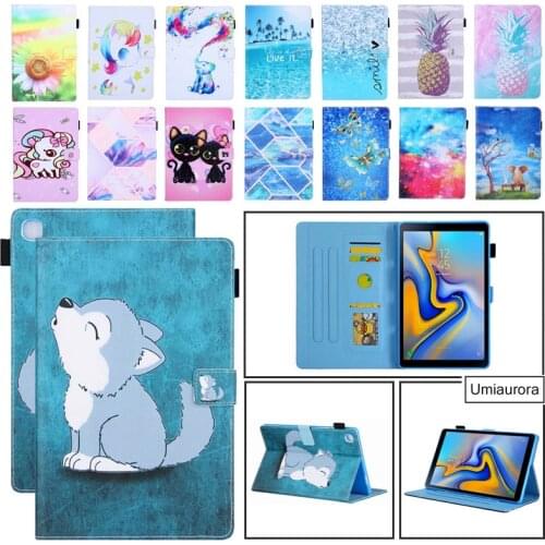 For Samsung Galaxy Tab A7 Lite 8.7 10.4 2020 Cartoon Case Cover SM-T500 SM-T505 T225 Tablet Funda For Tab A 8.0 10.1 2019 Case