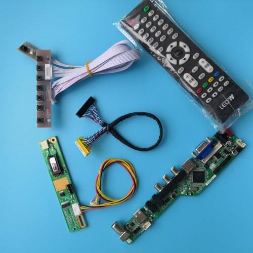 For B154EW04 V.3 30pin Controller Digital SignalNew 1 lamps 15.4" USB Module Driver Board VGA AV TV 1280X800