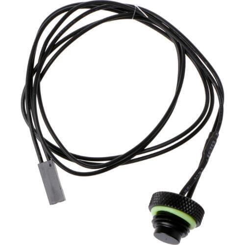 PC Water Cooling Kit Water Cooling System 10K Temperature Sensor G1/4 Stop Fitting 2-Pin Plug Cable