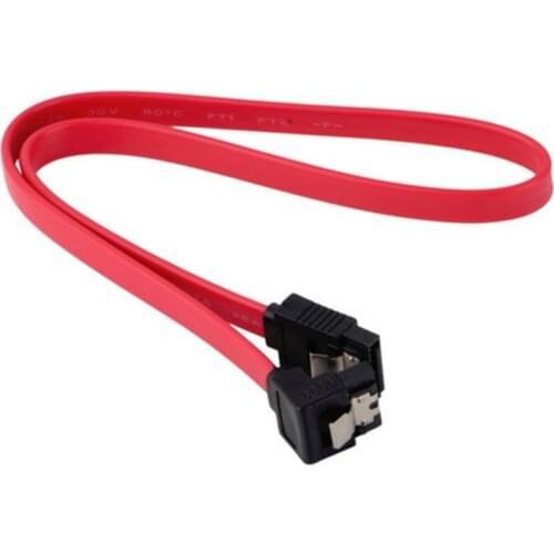 Hot Selling 1pcs 2X Serial SATA ATA RAID DATA HDD Hard Drive Signal Cable Straight - Right Angle