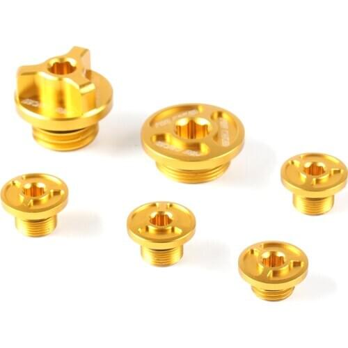 Billet Timing Oil Plug Screw Bolt Set For ZONG SHEN Motorcycle NC250 NC 250CC Water cool Engine Kayo K6 T6 Dirt Bike Motocross