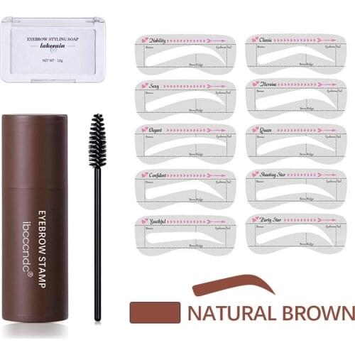 Eyebrow Stamp Shaping Kit Brow Styling Cream Sweat Resistance