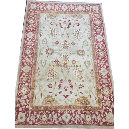 Original single export Turkish handmade carpets OUSHAK Ozarks pure wool carpet X23-47 4X6gc158zieyg14