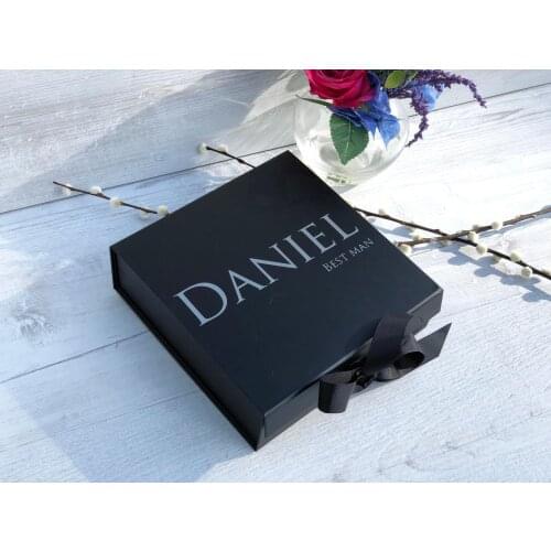 Personalised Wedding Gift Box - Groom Party Gift - Personlised Gift Box - Best Man - Personalised Best Man Gift - Name and Role
