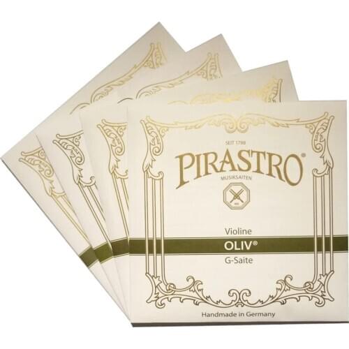 Pirastro Oliv Violin String Full Set（211021) Gold E,Medium Gauge Many in Germany