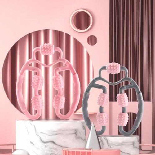 Five Rounds of Circular Muscle Massage Stick Muscle Relax Massage Leg, Whole Body Muscle Massage Thin Leg, Fitness Tool