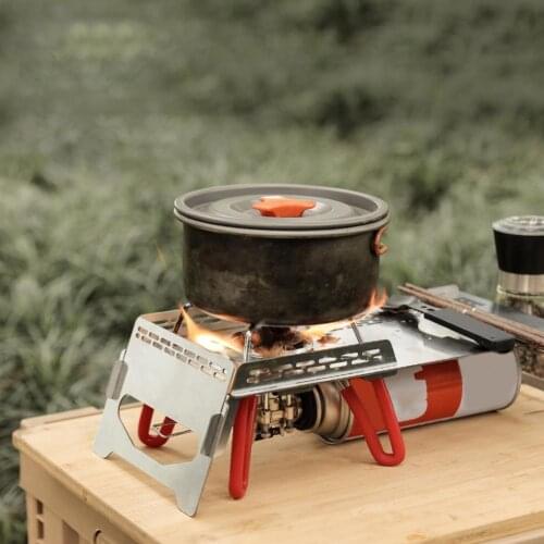 Stove Table Wind-proof Foldable Accessory Folding Insulation BBQ Table for Outdoor