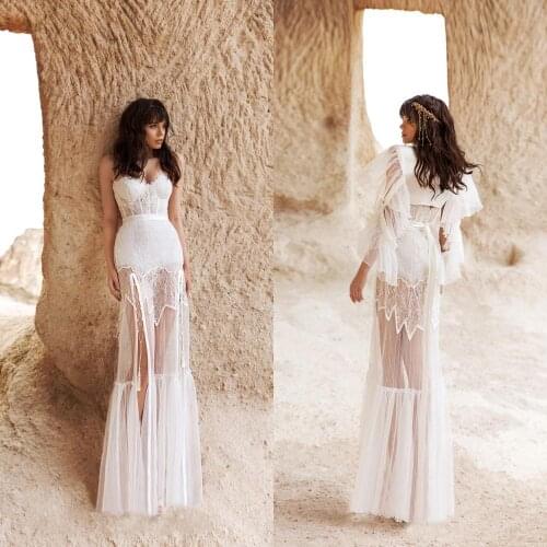 2020 Mermaid Wedding Dresses with Jacket Sweetheart Lace Appliques Bridal Gowns Custom Made Floor Length Wedding Dress