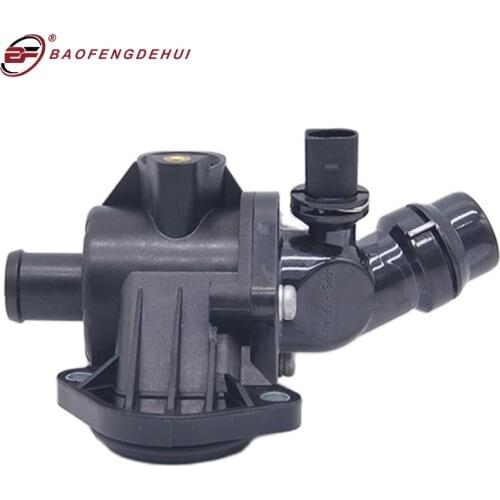 Coolant Thermostat For VW SEAT AUDI SKODA Golf Mk5 Plus Jetta III A3 2.0T 06F121111