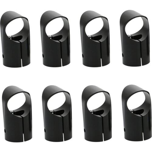 8PCS Aluminum Alloy 20mm Tripod Tee Hard Three-way Joint D20 Landing Gear Carbon Tube Fixed Connector Adapter for RC UAV Drone