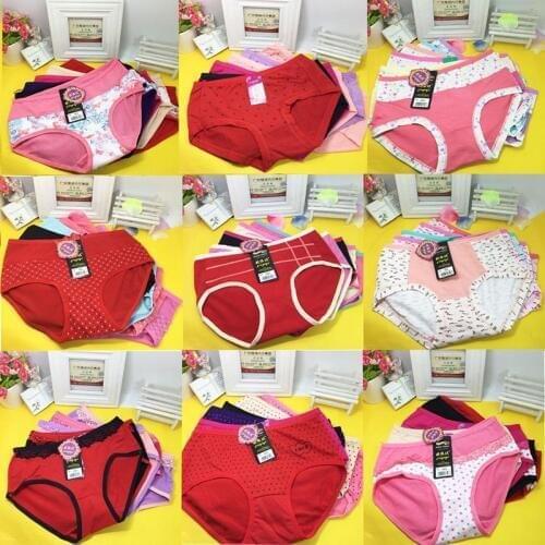 10 Packs Women Lot Brief Panties Multi Fashion Style Lady Girls Briefs Panty Knickers Lingerie Underwear Free Shipping Cost
