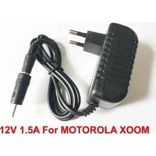 High quality 1PCS 12V 1.5A Universal AC DC Power Supply Adapter Wall Charger For MOTOROLA XOOM Tablet PC EU Plug