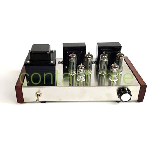 6F2+6p1 push-pull tube power amplifier, output power: 12W*2, distortion less than 1% (1kHz), sensitivity: 500-2000mV