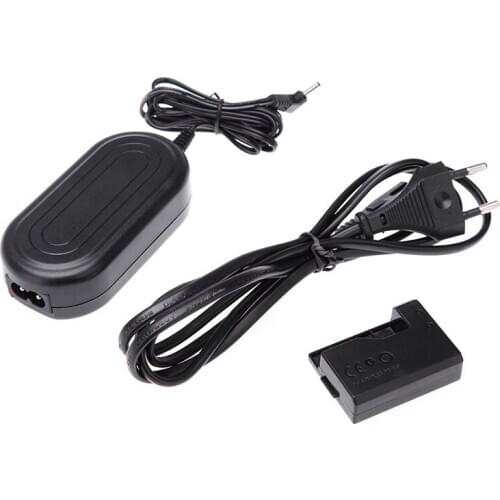 ACK - E10 AC 100 - 240V Power Adapter with DC transformer Cable Kit for Canon EOS 1100D / Kiss X50 / Rebel T3 (Black)