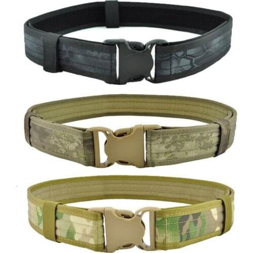 SPT Hunting Weapons Accessories1000D Multifunction Military Tactical Belt Airsoft Paintball Hunting Shooting Carry Waist Belt