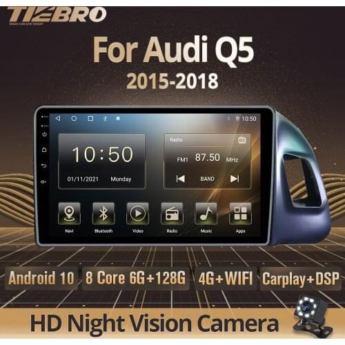 Tiebro 2DIN Android10 Car Radio For Audi Q5 2015-2018 Stereo Receiver GPS Navigation Auto Radio DSP Bluetooth Player Carplay IGO