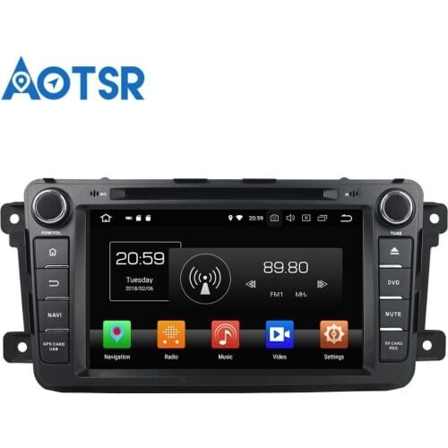 Aotsr Android 8.0 7.1 GPS navigation Car DVD Player For Mazda CX-9 2012 2013 multimedia radio recorder 2 DIN 4GB+32GB 2GB+16GB