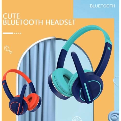 AKZ-K25 Bluetooth 5.0 Headphones Stereo Over-head Wireless Gaming Headset Earbuds With Microphone For Phone Laptop Computer