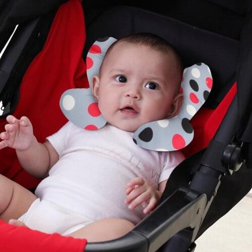 Baby Kids U-Shaped Pillow Travel Cushion Infant Head Support Pillow Infant Travel Pillow For Car Seat Comfortable For Sleep