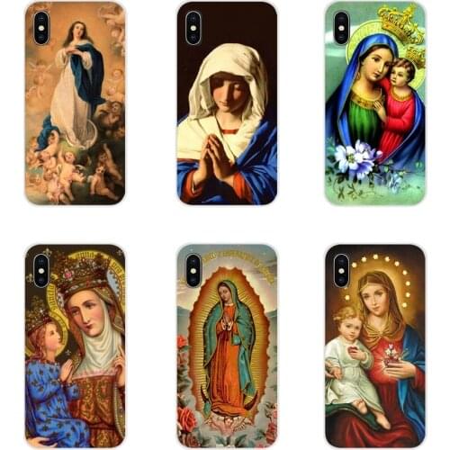 Virgin Mary Christian For Samsung Galaxy S2 S3 S4 S5 Mini S6 S7 Edge S8 S9 S10E Lite Plus Accessories Phone Shell Covers