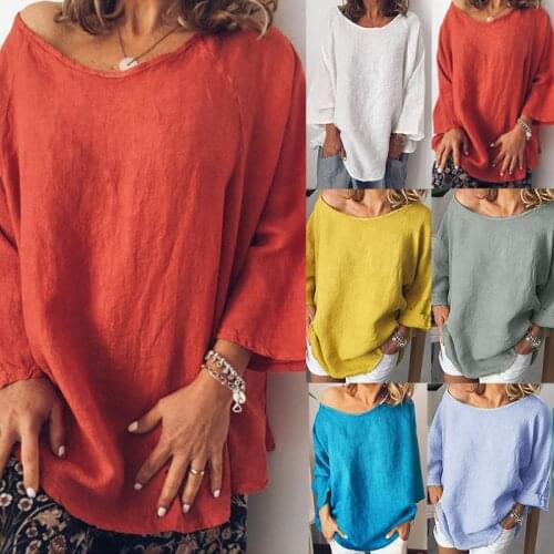 Summer T Shirt Women Spot hot style Europe United States cotton pure color t-shirts Female Tee Tshirts dropshipping CKX8894