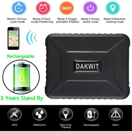 TK800B Strong Magnet GPS Car Tracker Add Anti-jammer Anti-Detection Function Low Vibration/Battery/Movement/Geo-fence Alarm