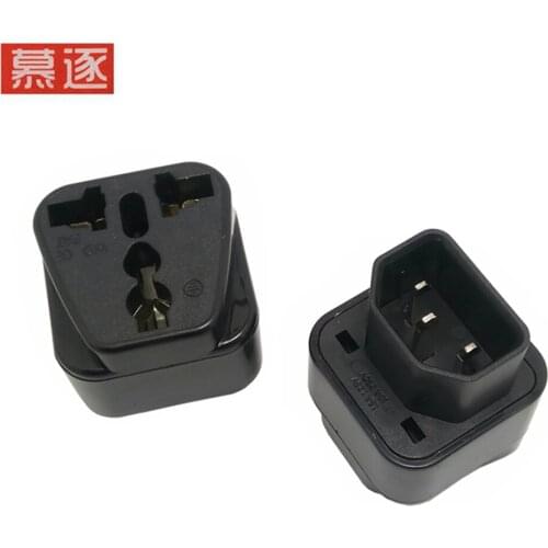 Hohe qualität IEC 320 C14 Männlichen zu C13 Weibliche 10A Power Adapter PDU UPS