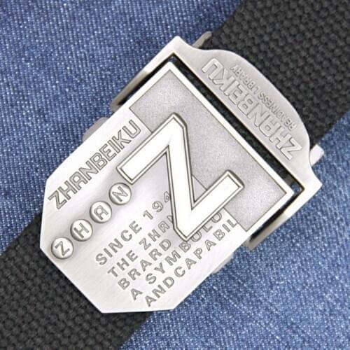 110/120/140cm New Canvas Belt Men Women Dragon Alloy Buckle High Quality Student Thicker Casual Belt Weave Belt AE109