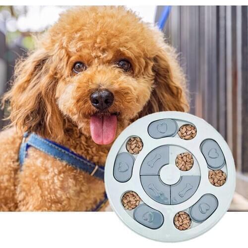 Dog Puzzle Toys Increase IQ Interactive Slow Dispensing Feeding Pet Dog Training Games Feeder For Small Medium Dog Puppy