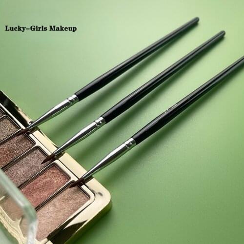 Lucky-Girls 2pc Fine Eyeliner Brush Liquid Gel Eyeliner Makeup Brush Precision Thin Long Eyeliner Brush Professional Liner Brush