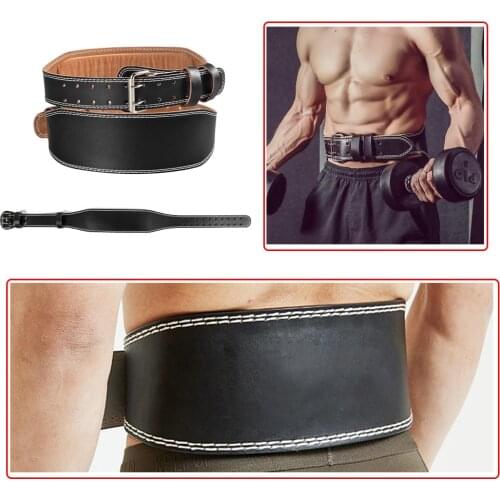 Fitness Weightlifting Leather Belt Weight Lift waistband Training Fitness Protection Belt Lumbar Protection Gym Body Building