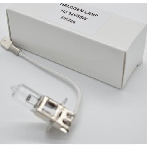 LH-58 JA24V-65W H3 24V 65W Guerra 6705/3 JC 24V65W PKX22S quartz halogen light bulb dental overhead surgical lamp