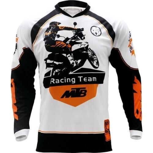 MTB Bike Jersey Woman Motorcycle Mountain Bike Jersey racing t-shirt Downhill Jersey Male breathable Long Sleeve Cycling Clothes