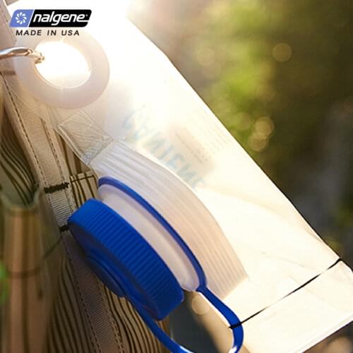 Nalgene Portable Ultralight Folding Water Bag Outdoor Sport Plastic Water Bottle Camping Hiking Drink Bottle 100ML 1500ML 3000ML