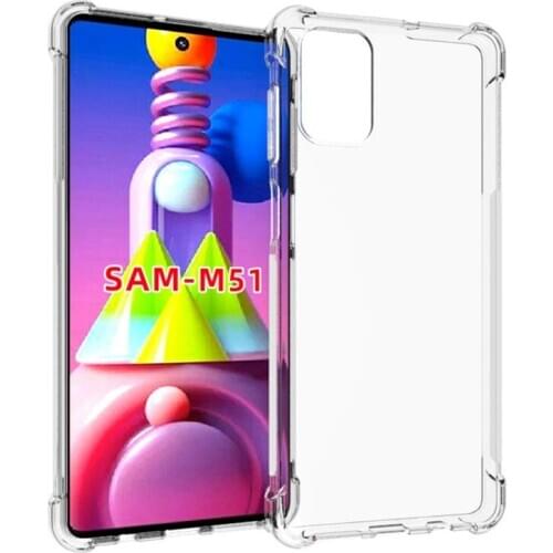 Antiskid Silicon Soft Case For Samsung Galaxy M31 M21 M51 A71 5G A31 Case For Galaxy S10 Lite S10 5G S10+ Soft Back Cover Case